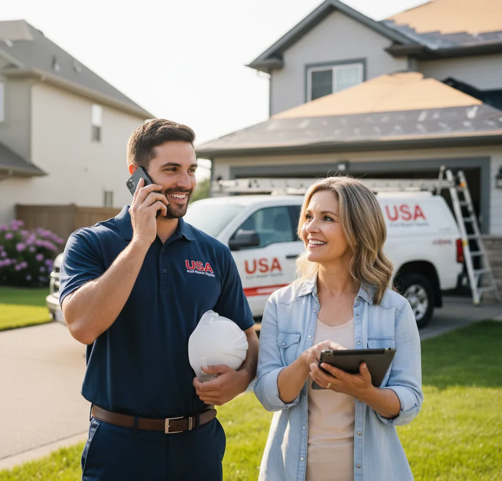 USA Roof Repair Experts customer support in Edinburgh